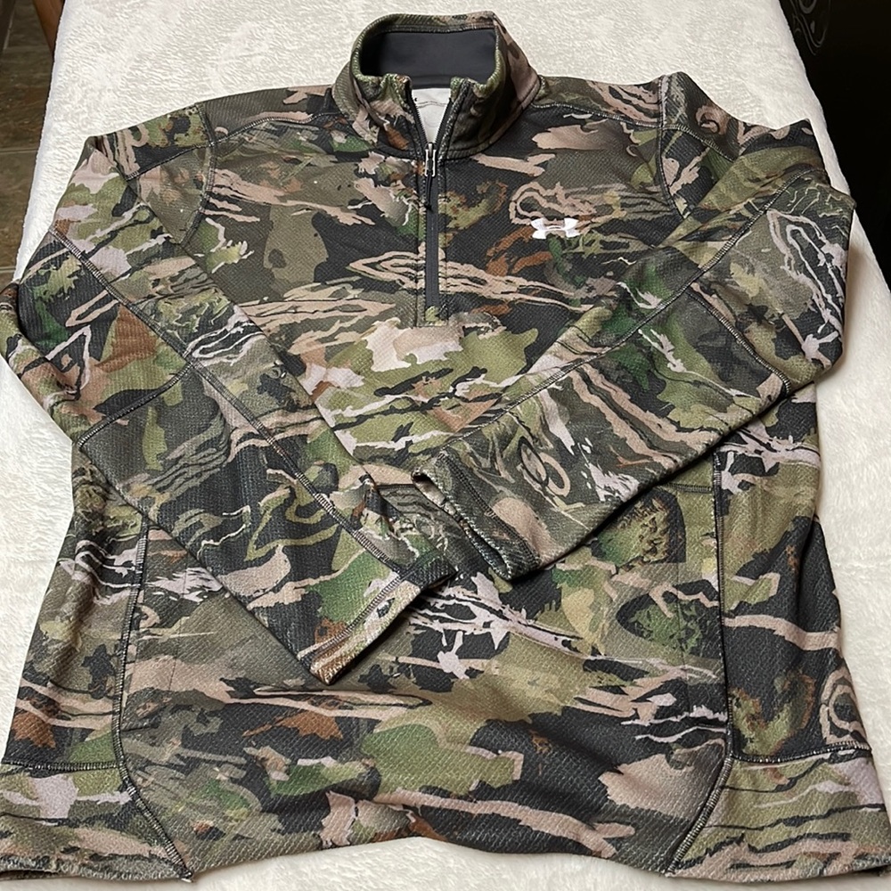 Under Armour Forest Camo 1/4 Zip Fleece